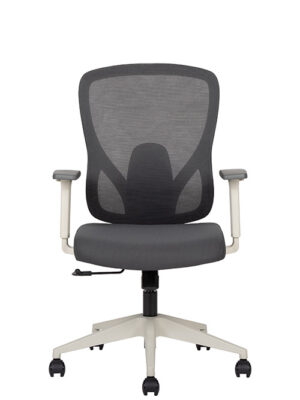 Combo Silla Ejecutiva Pilot White Respaldo Bajo (2 Piezas)